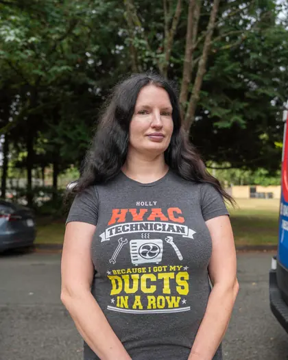 Holly, HVAC Technician at The Cool Guys